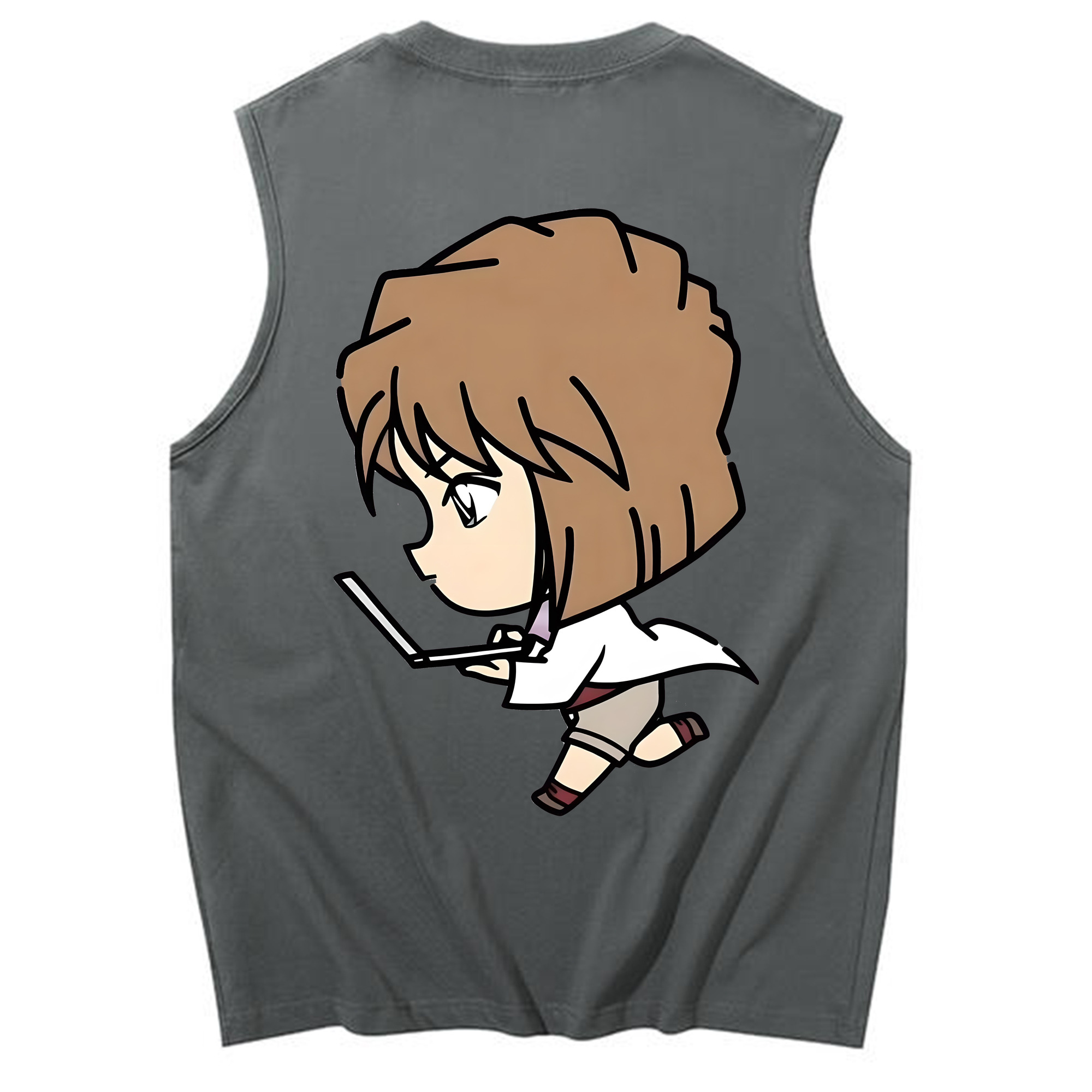 （画像用） 名探偵コナン 灰原 哀 はいばら あい Detective Conan Anita Hailey、Vi Graythorn Haibara Ai コットン100％タンクトップ（背面プリント）